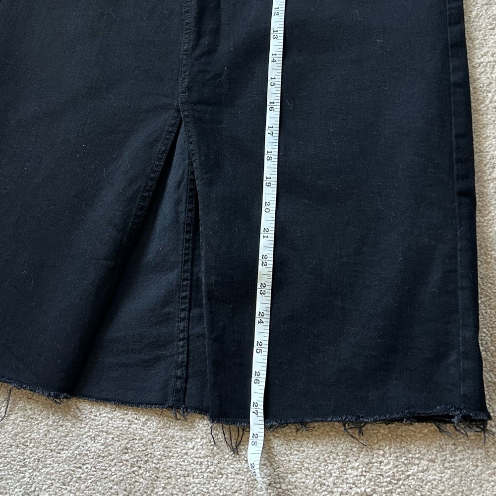 Black Denim Skirt - Picture 5 of 5